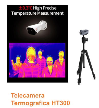 controllo accessi tramite telecamera termografica